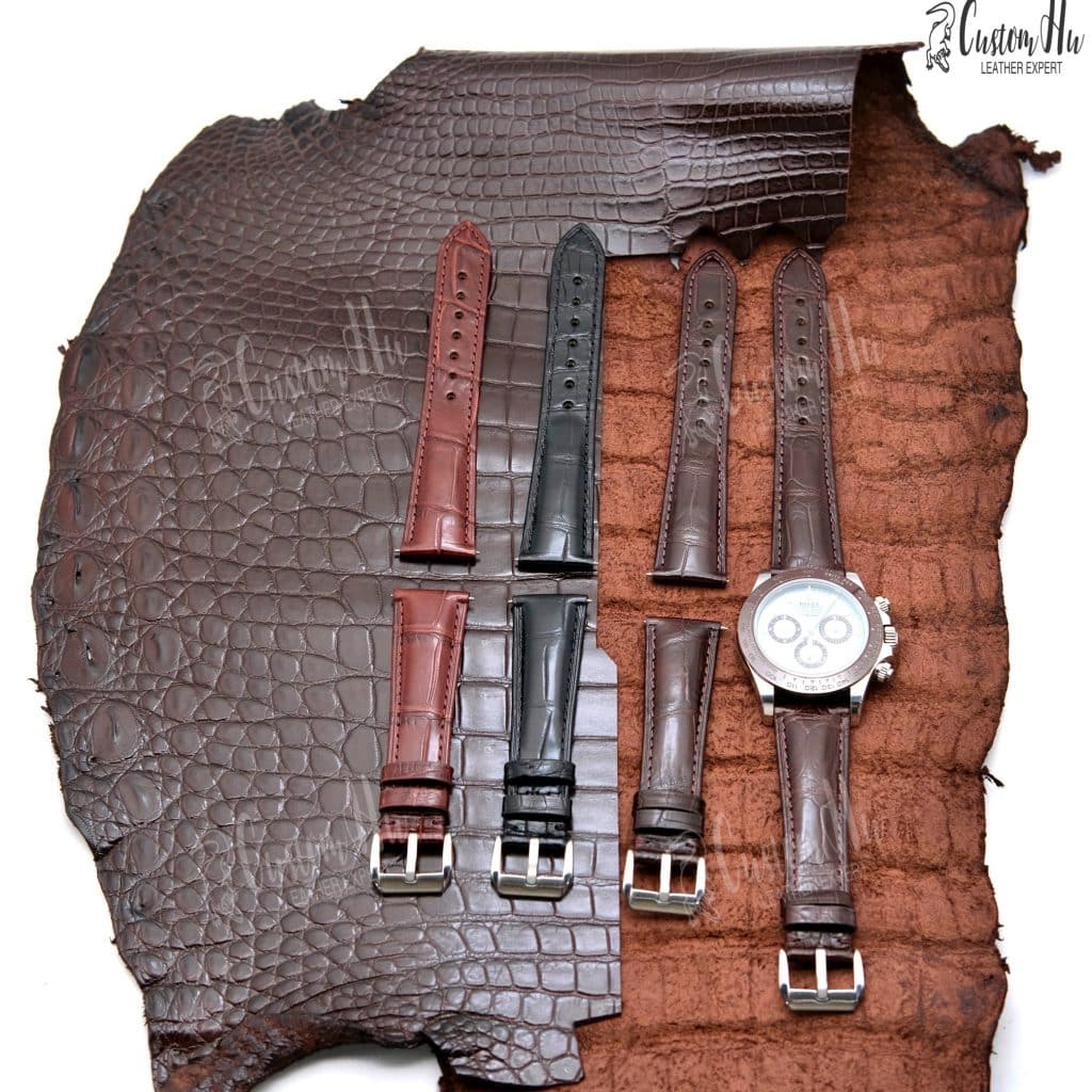 Leather strap Alligator strap Leather strap Alligatorstrap watchstrap 14mm 26mm