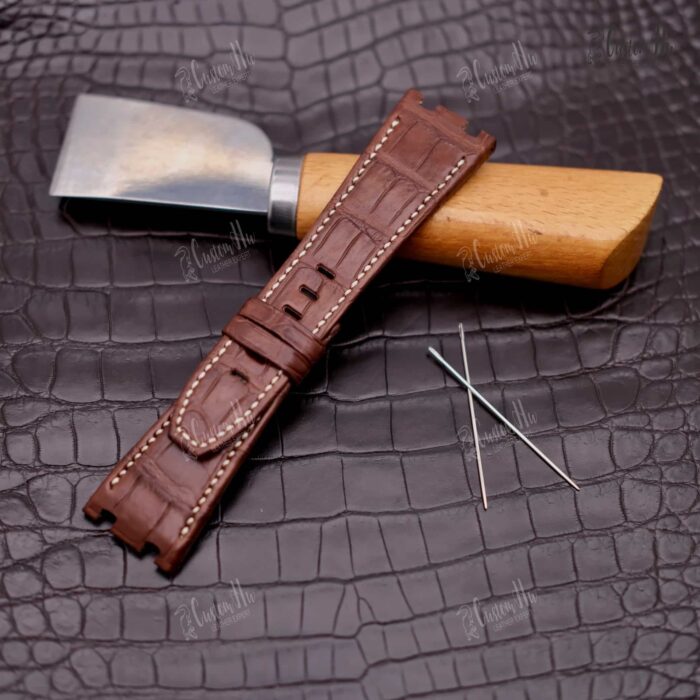 AP Royal Oak Strap 28mm Alligator leather strap surface diameter 42mm