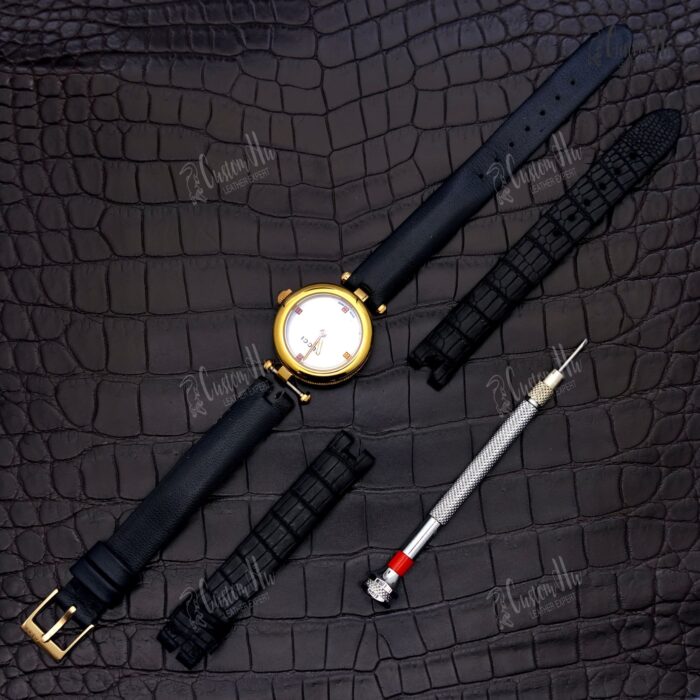 Compatible with Gucci Diamantissima Watch Strap 12mm Lizard skin