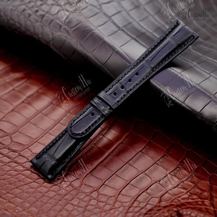 A LangeSöhne Datograph Watch strap 20mm Alligator Leather strap