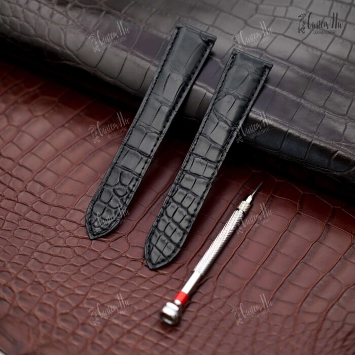 Cartier Rotonde de strap 23mm 22mm21mm 20mm Alligator Leather strap