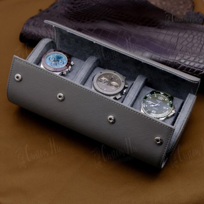 genuine leather Watch storage bag