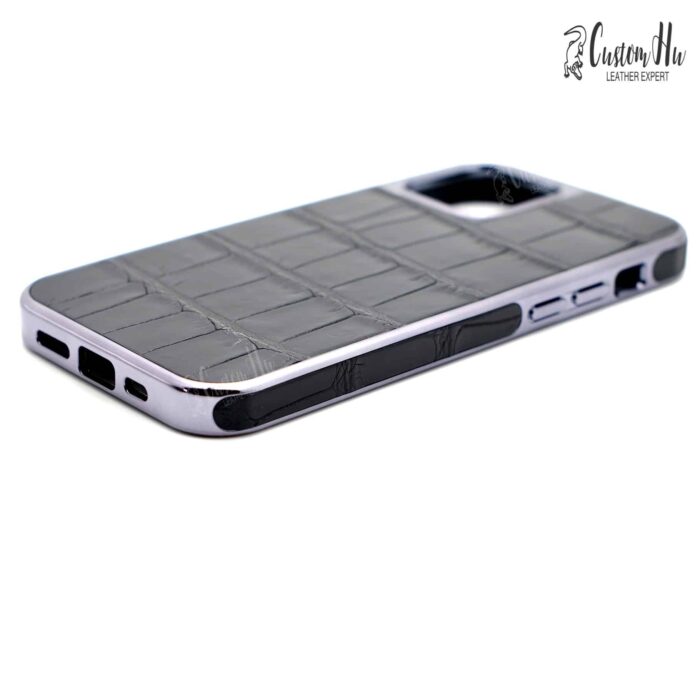 iphone12pro crocodile leather case
