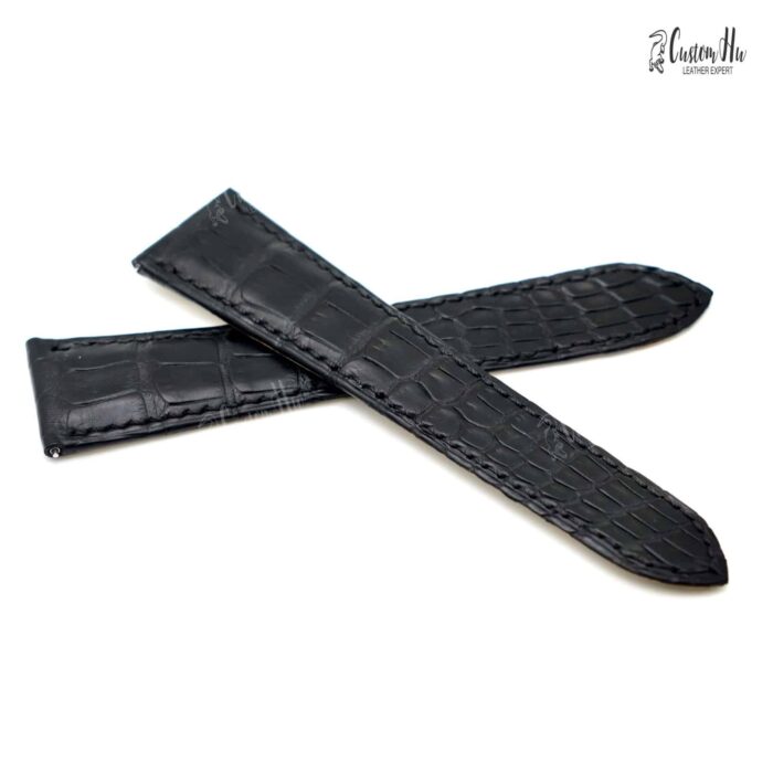 Cartier Ronde Solo strap 23mm alligator leather strap