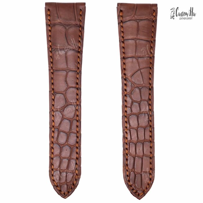 Cartier Ronde Solo strap 23mm alligator leather strap