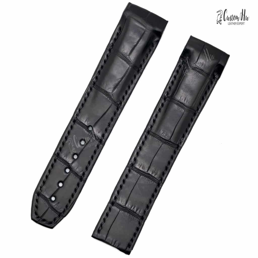 Omega DeVilleX2 Strap 21mm 20mm Alligator leather strap