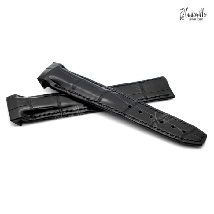 Omega DeVilleX2 Strap 21mm 20mm Alligator leather strap