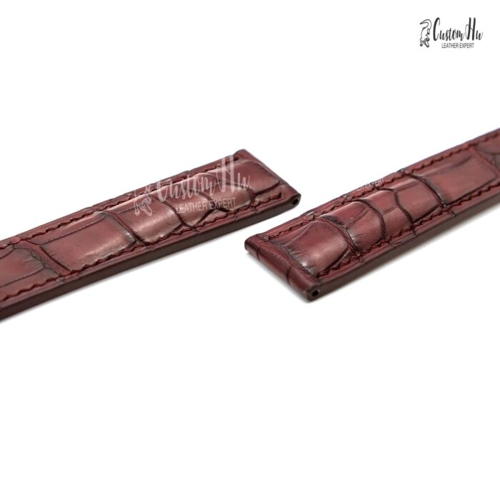 Breitling Chronomat Evolution strap 22mm 24mm Alligator leather strap