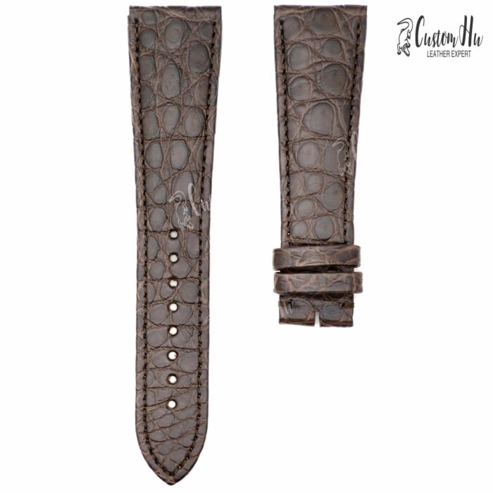 Cartier Rotonde de strap Cartier Rotonde de watchband 23mm Alligator Leather strap