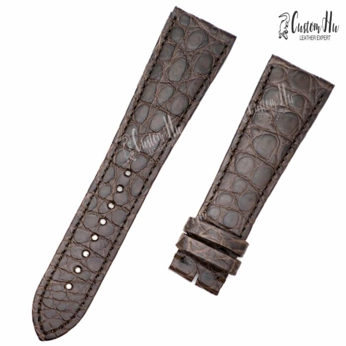 Cartier Rotonde de watchband 23mm Alligator Leather strap