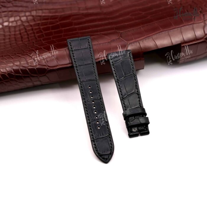 Compatible with Hermès Heure H Strap 20mm Genuine Alligator