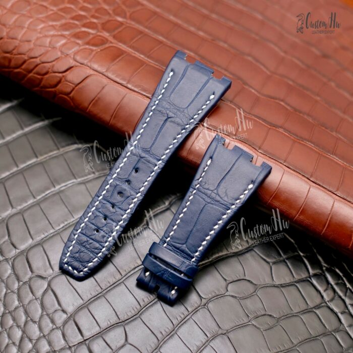 AudemarsPiguet RoyalOak strap 28mm Luxury Alligator leather strap