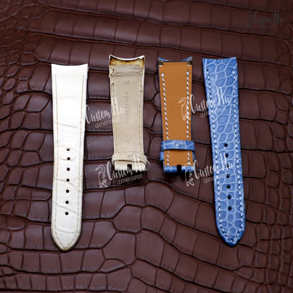 Bulgari BBL33WSL12 strap 20mm Luxury alligator Leather strap