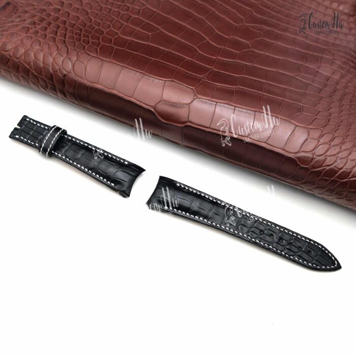 Breguet Type Xxi strap 22mm Alligator leather strap