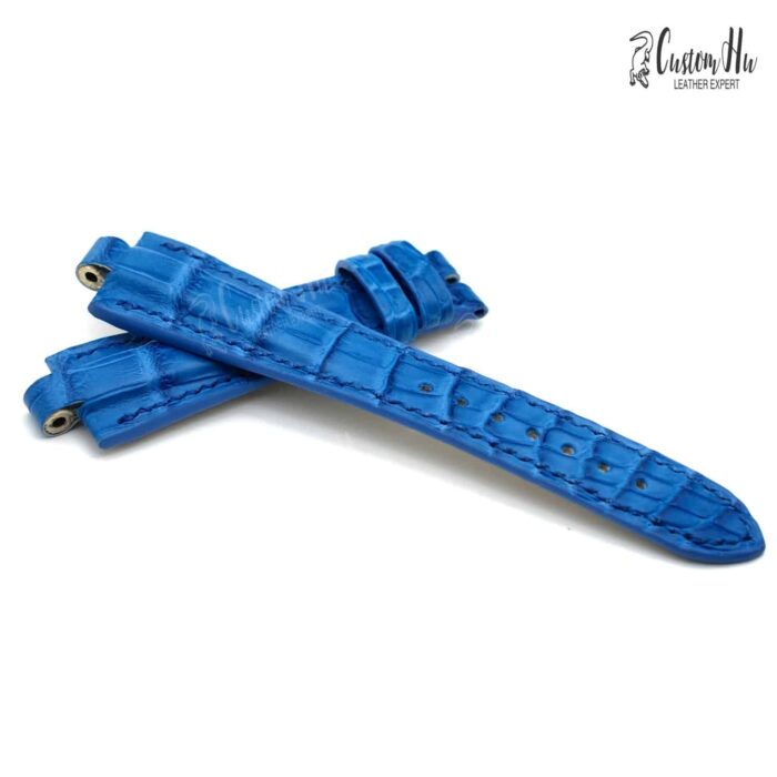 Bvlgari leather strap 21mm Alligator