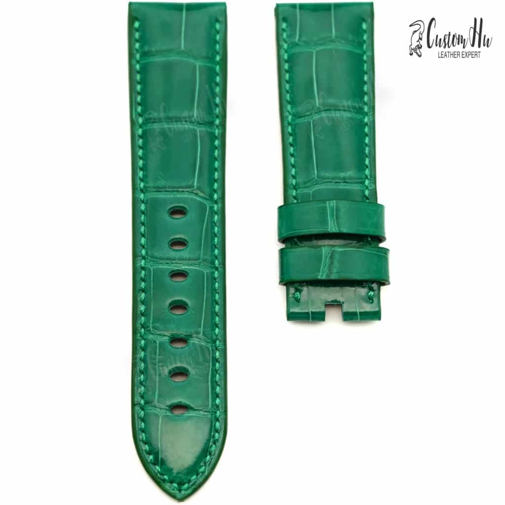 Compatible with Panerai Radiomir 1940 Strap 24mm Alligator leather strap