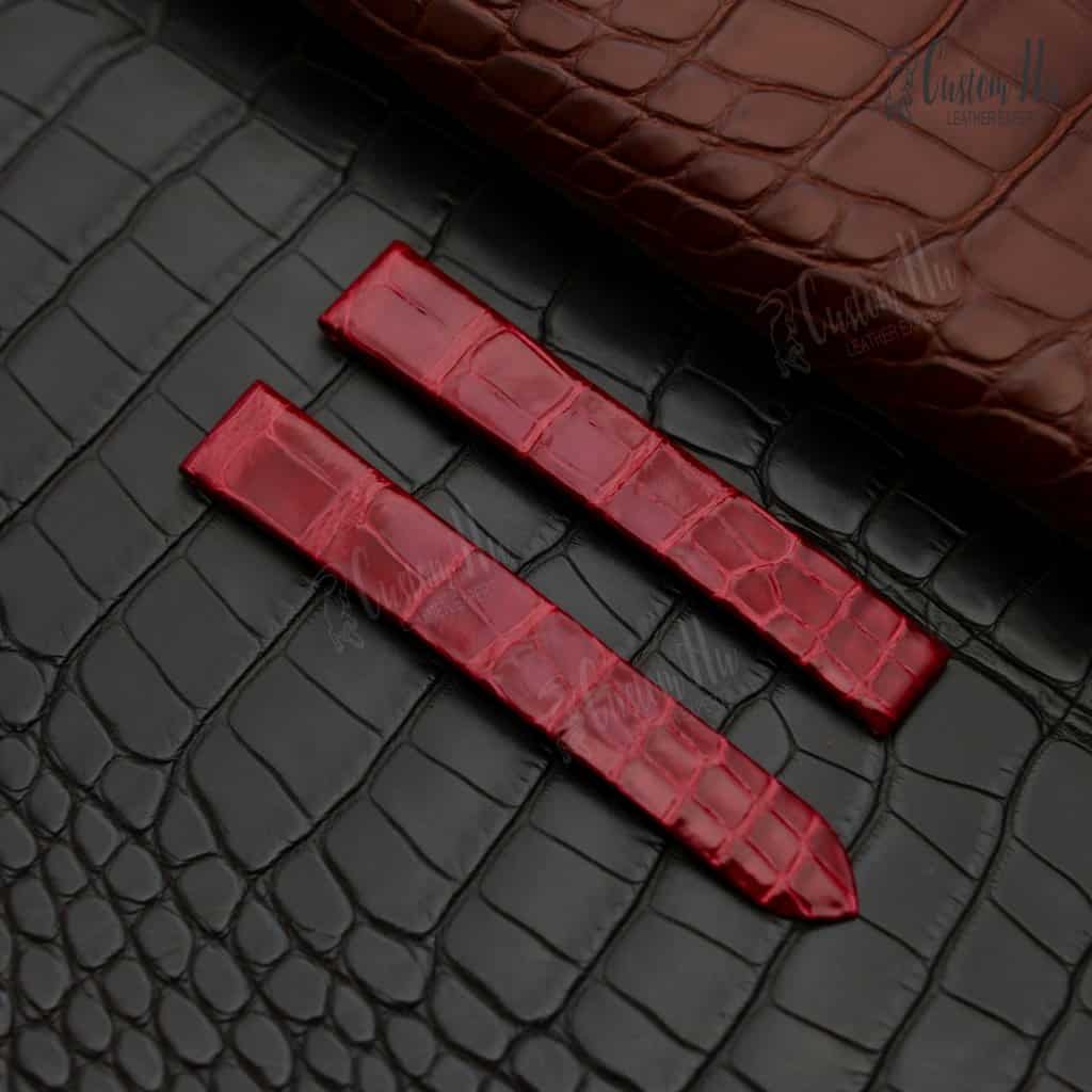 Cartier Tank Americaine Strap Compatible with Cartier TankAmericaine Strap 13mm Alligator strap