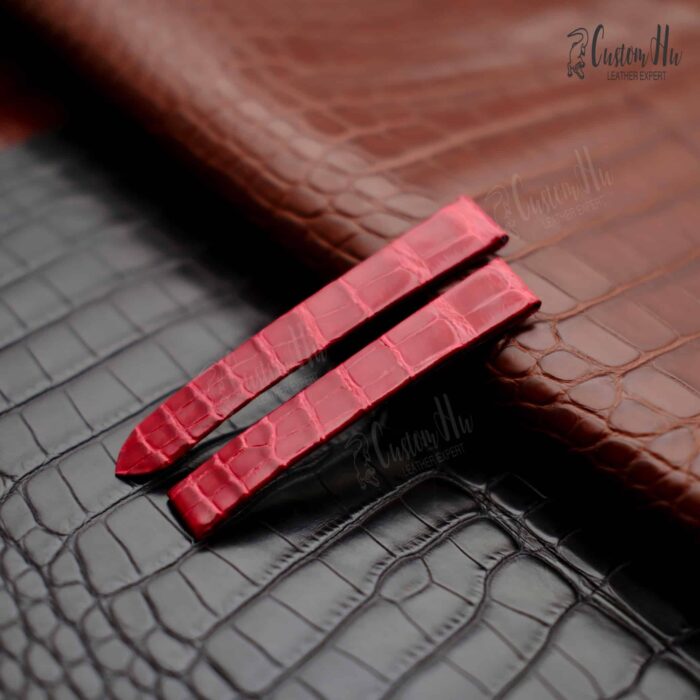 Compatible with Cartier TankAmericaine Strap 13mm Alligator strap