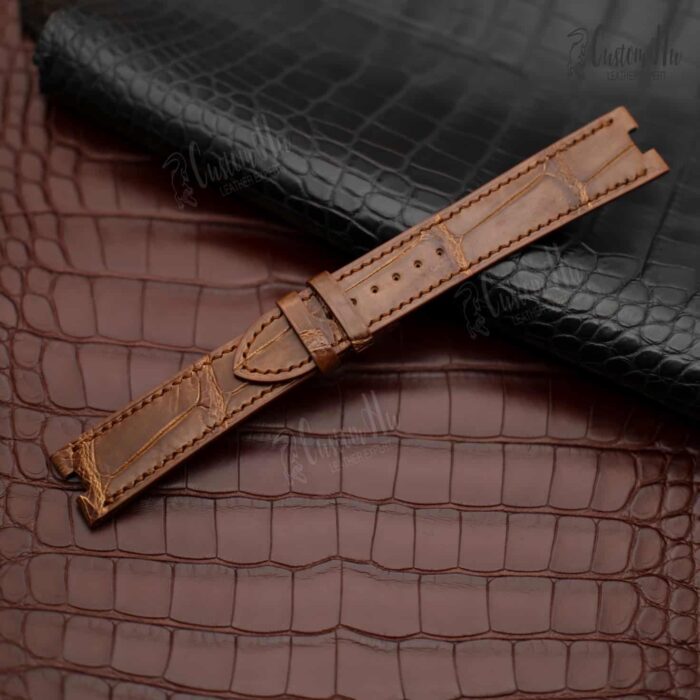 compatible Cartier Ballon Blanc strap 20mm Alligator strap