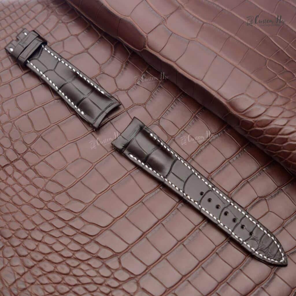 Breguet TYPE XX Strap Breguet Type Xxi strap 22mm Alligator leather strap