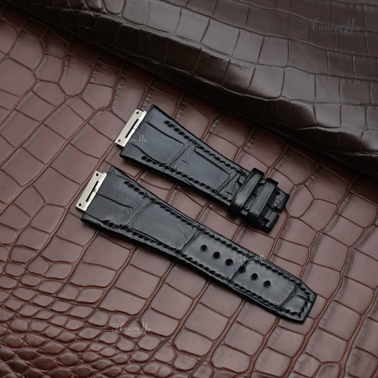 compatible Richard Mille 35 Strap 27mm Alligator Leather strap