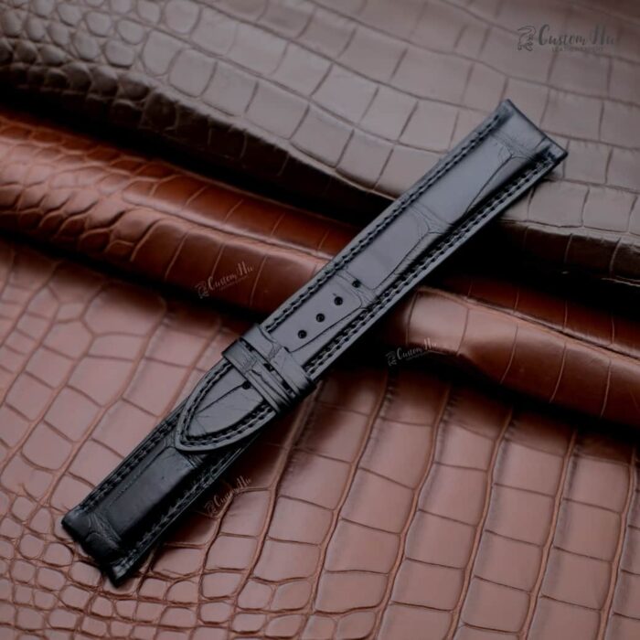 Compatible with Jaeger LeCoultre Master Compressor Strap 21mm Alligator leather strap
