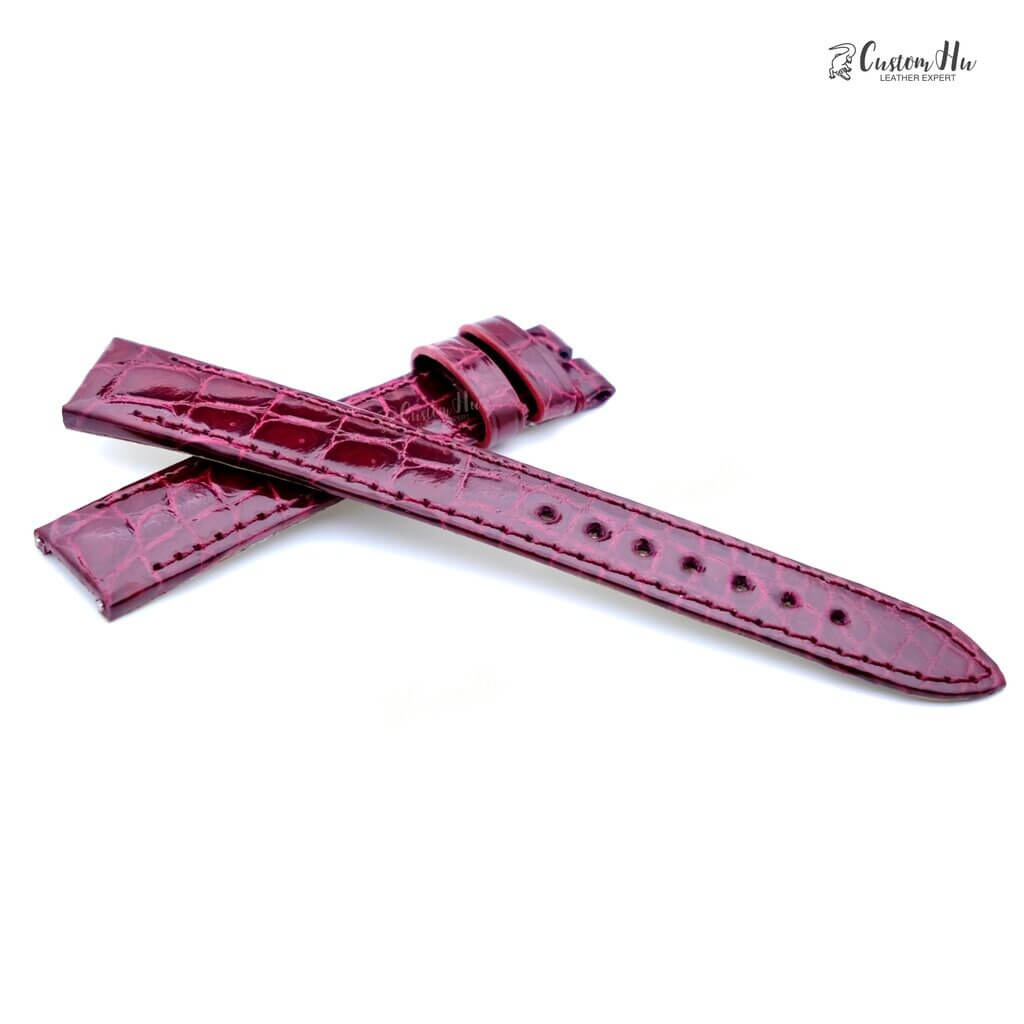 bvlgari lvcea strap Compatible with bvlgari lvcea strap 16mm Alligator Leather strap