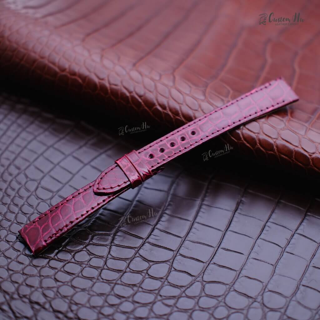 bvlgari lvcea strap Compatible with bvlgari lvcea strap 16mm Alligator Leather strap