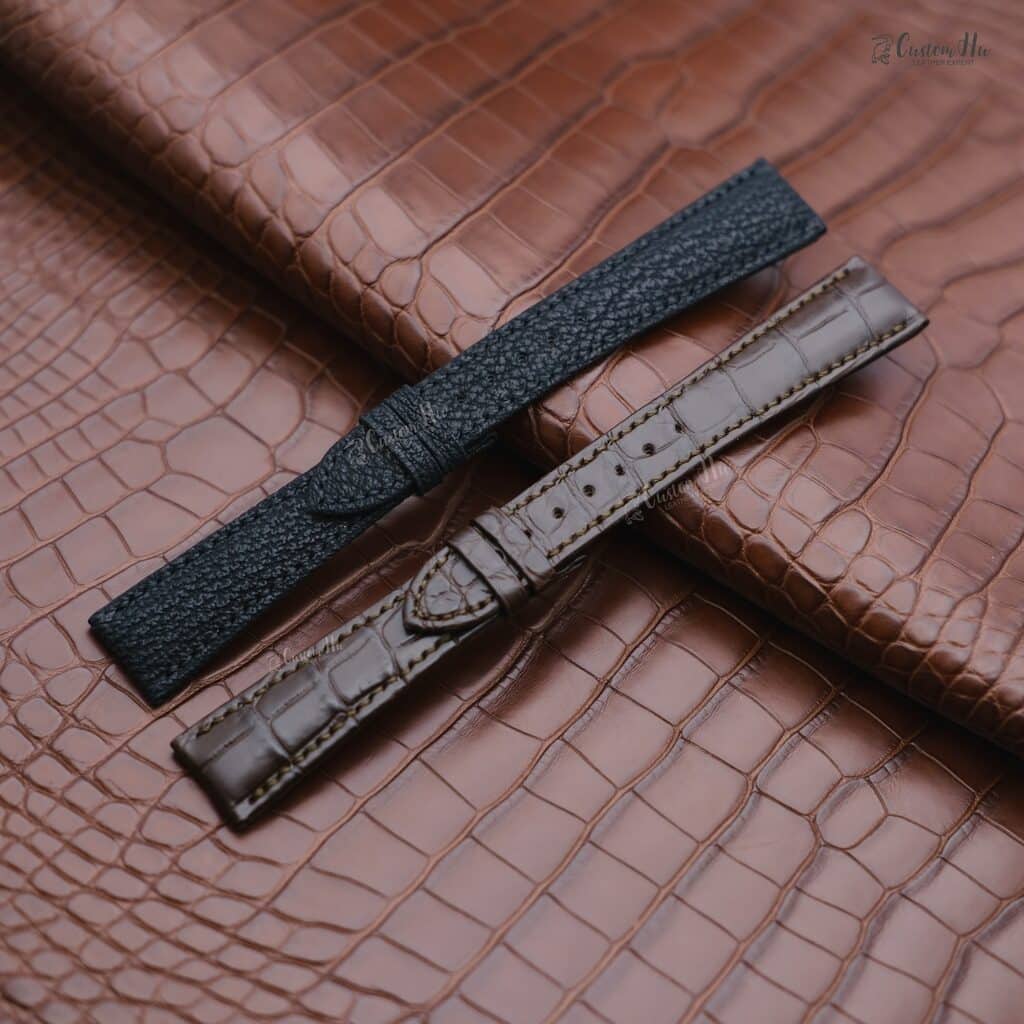 ulysse nardin strap Compatible ulysse nardin strap 20mm Alligator Leather strap