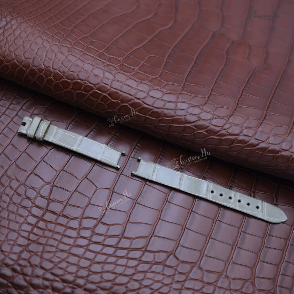 Van Cleef Arpels Alhambra strap Compatible with Van Cleef Arpels Alhambra strap 12mm Alligator leather strap