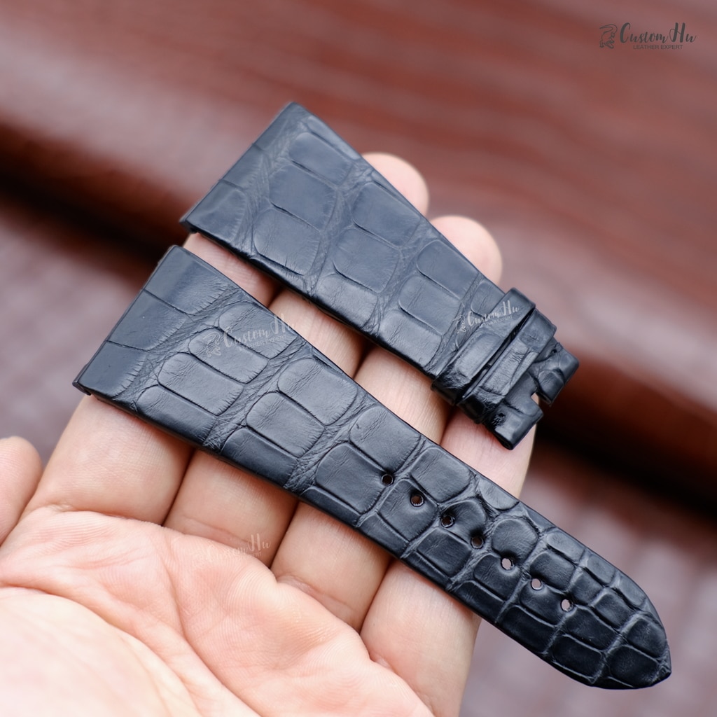 Bvlgari Octo strap Compatible with Bvlgari Octo strap 30mm Alligator Leather strap
