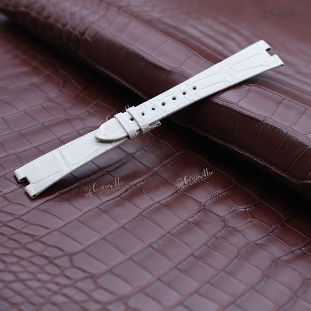 bvlgari bzero1 Watch strap Compatible with bvlgari bzero1 Watch strap 19mm 15mm Alligator leather strap