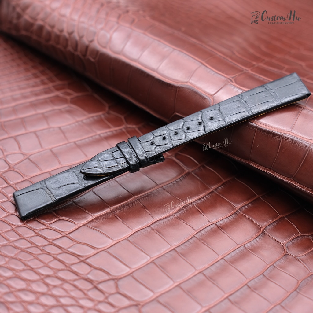 Jaeger LeCoultre Reverso strap Compatible with Jaeger LeCoultre Reverso Duetto strap 15mm 16mm Alligator leather strap