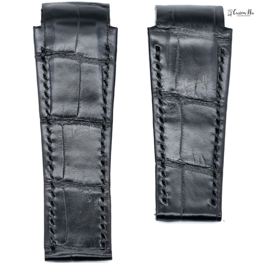 CORUM ADMIRAL 45 strap Compatible with CORUM ADMIRAL 45 strap 21x26mm Alligator leather strap