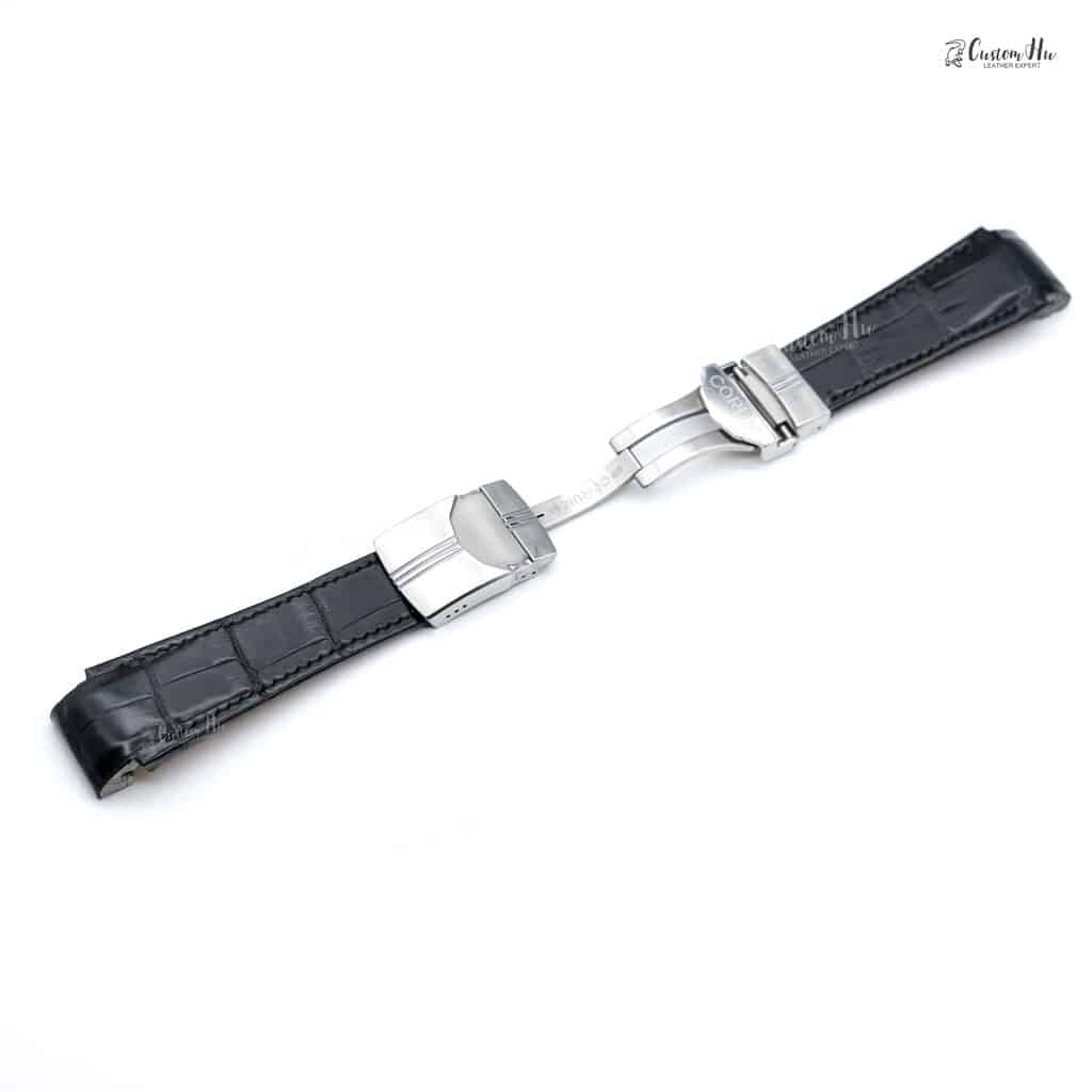 Compatible with CORUM ADMIRAL 45 strap 21x26mm Alligator leather strap