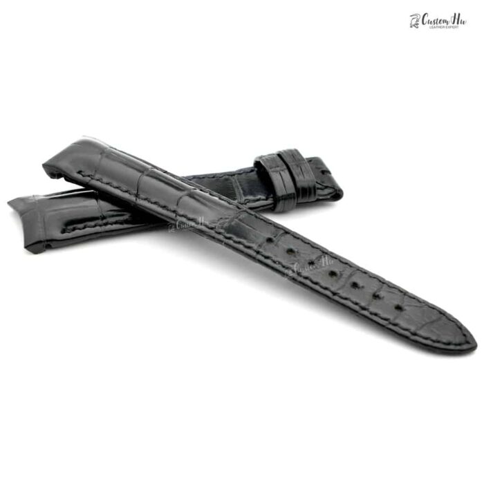 Compatible with Glashütte Original Senator Perpetual strap 19mm Alligator strap