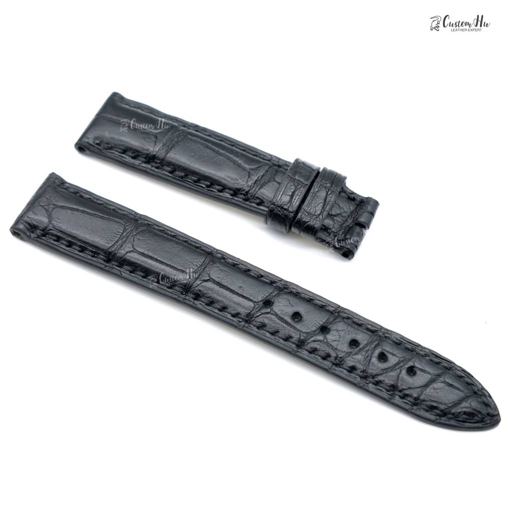 Compatible with franck muller Cintrée strap 16mm Alligator leather strap