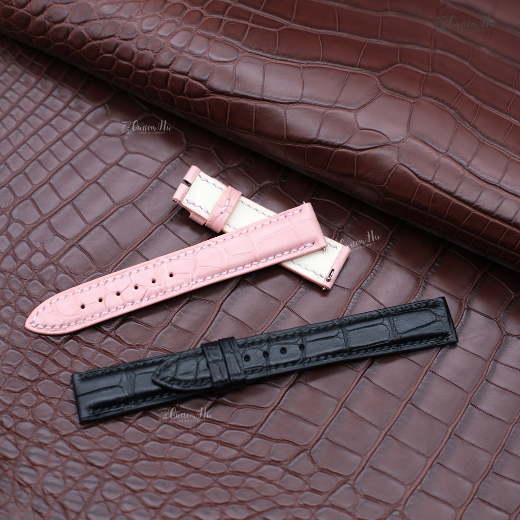 Franck Muller Cintrée Strap Compatible with franck muller Cintrée strap 16mm Alligator leather strap