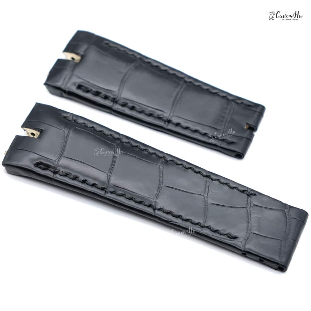 Roger Dubuis Easy Diver strap Compatible with Roger Dubuis Easy Diver strap 27mm Alligator leather strap