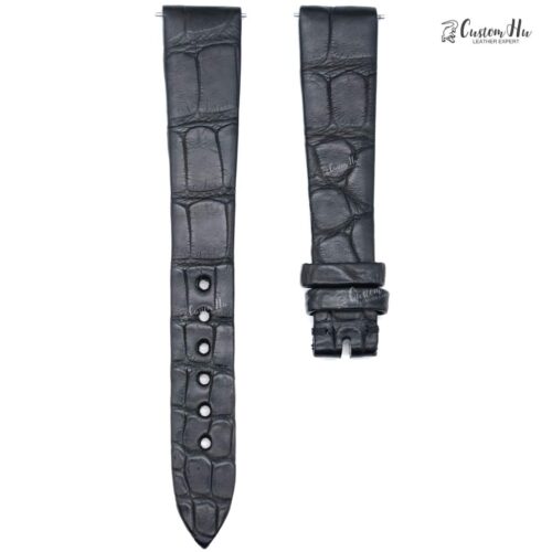 Compatible with Blancpain Villeret Ultraplate strap 15mm Alligator leather strap