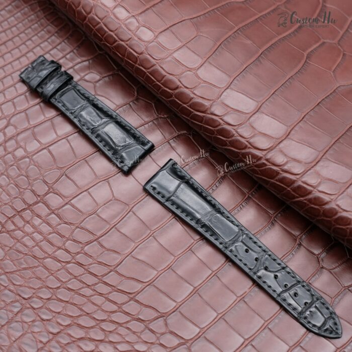 Compatible with Jaeger LeCoultre Master Geographic Strap 20mm Alligator Leather strap