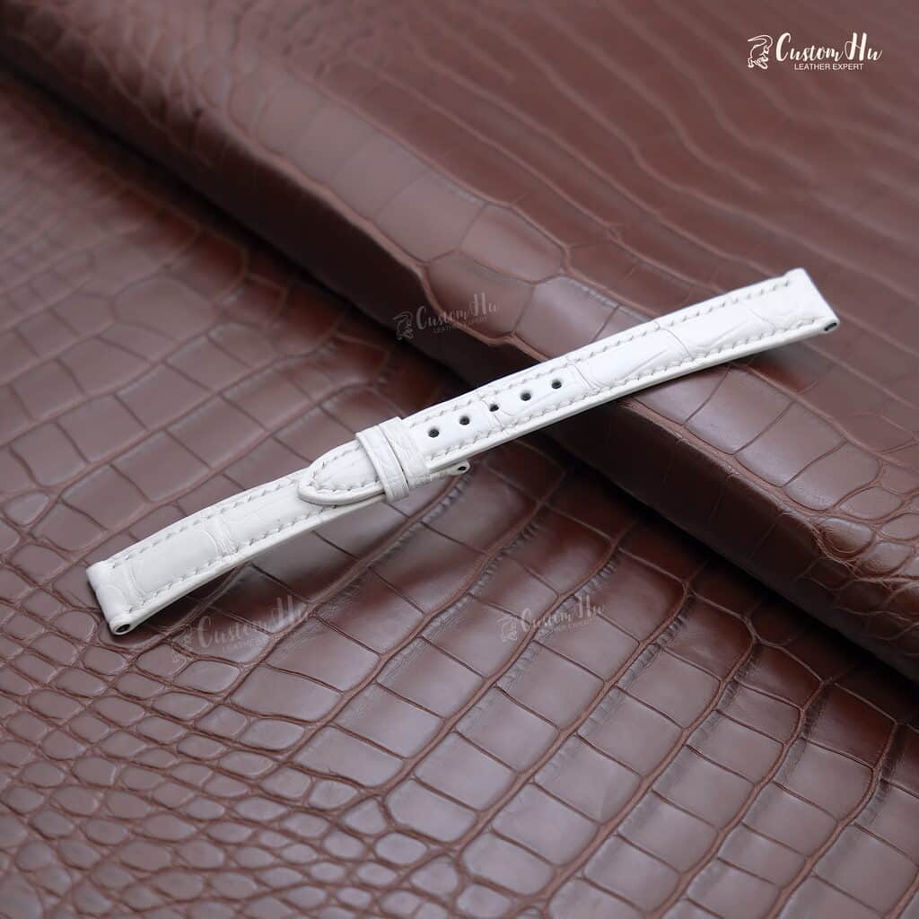 Chopard Happy Diamonds Strap Compatible with Chopard Happy Diamonds Strap 14mm Alligator leather strap