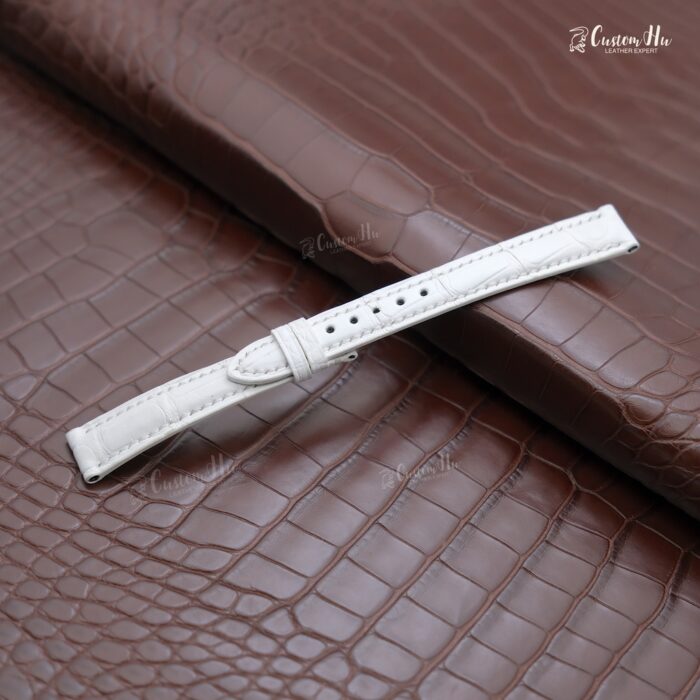 Compatible with Chopard Happy Diamonds Strap 14mm Alligator leather strap
