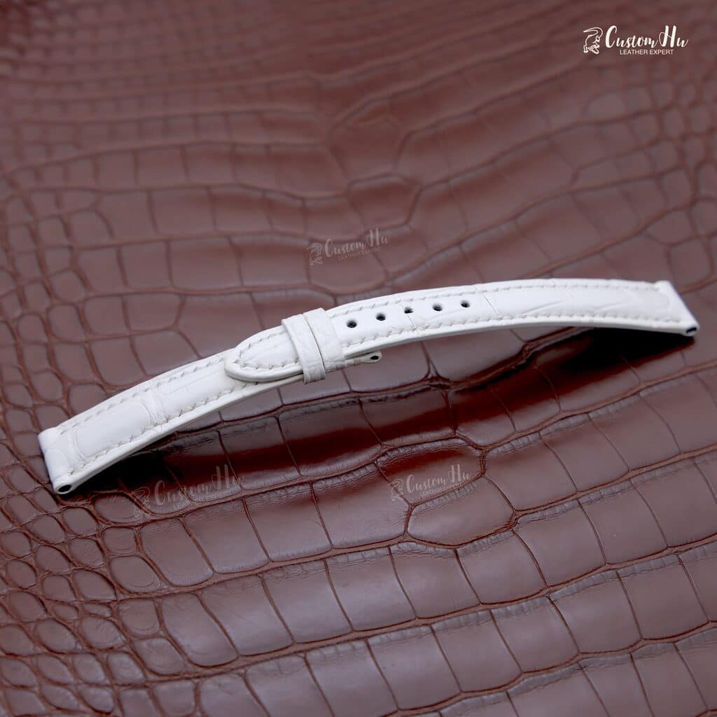 Chopard Happy Diamonds Strap Compatible with Chopard Happy Diamonds Strap 14mm Alligator leather strap