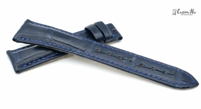 Compatible ulysse nardin strap 20mm Alligator Leather strap