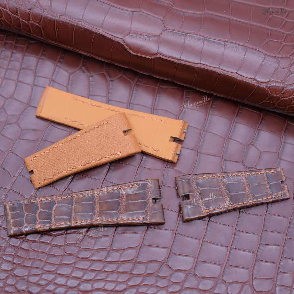 Roger Dubuis Easy Diver strap Compatible with Roger Dubuis Easy Diver strap 27mm Alligator leather strap
