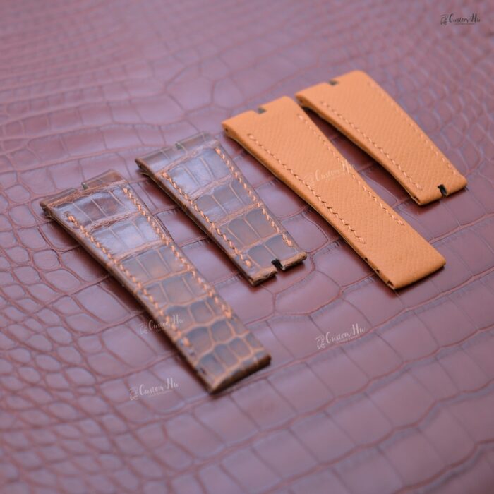 Compatible with Roger Dubuis Easy Diver strap 27mm Alligator leather strap