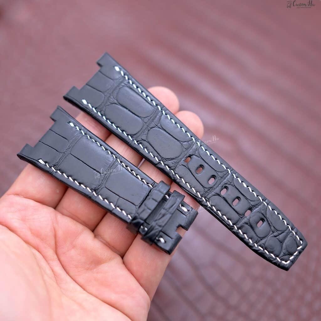 IWC Ingenieur AMG strap Compatible with IWC Ingenieur AMG strap 30mm Alligator Leather strap