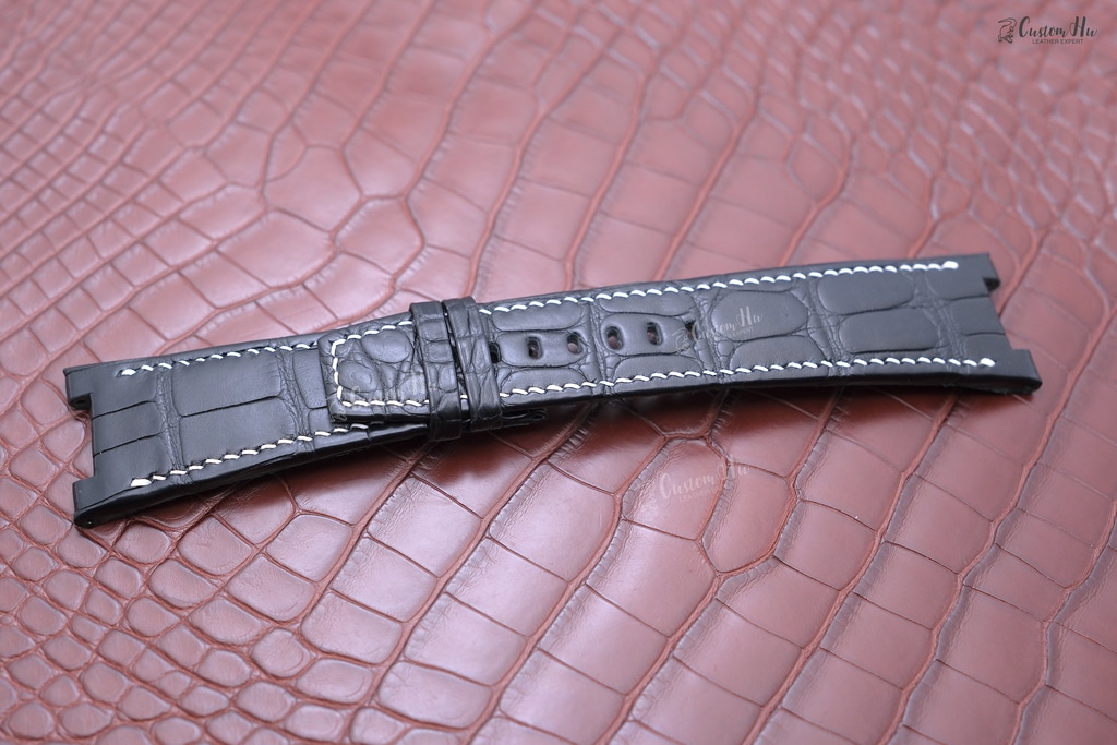 Compatible with IWC Ingenieur AMG strap 30mm Alligator Leather strap