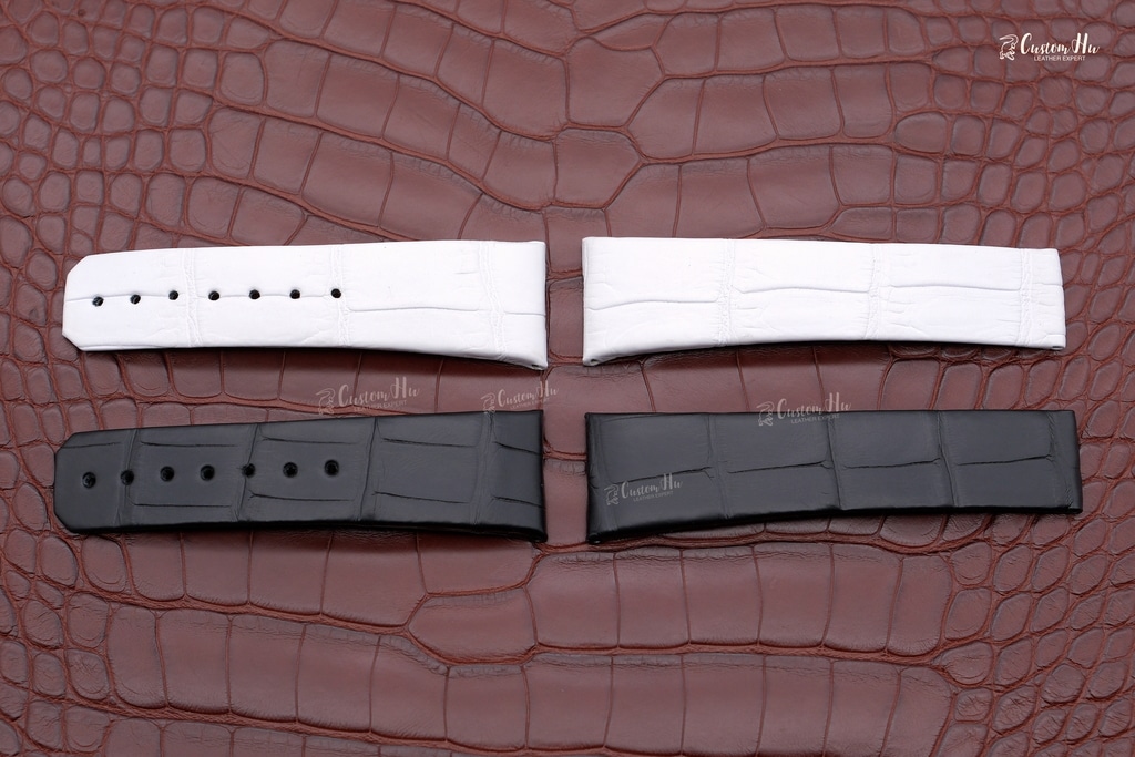 Compatible with Omega Constellation Quartz Strap 23mm Alligator leather strap